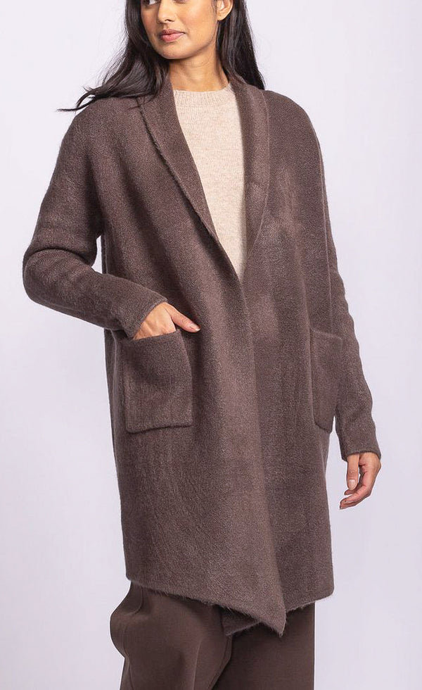 Pink Martini Stockport Jacket in Dark Brown