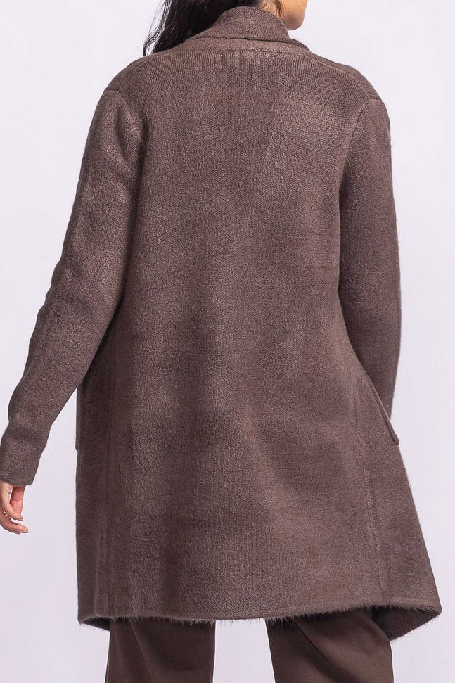Pink Martini Stockport Jacket in Dark Brown