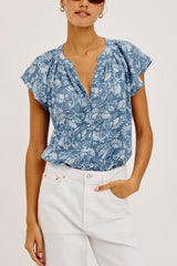 Rails Alena Shirt in Blue Cassia