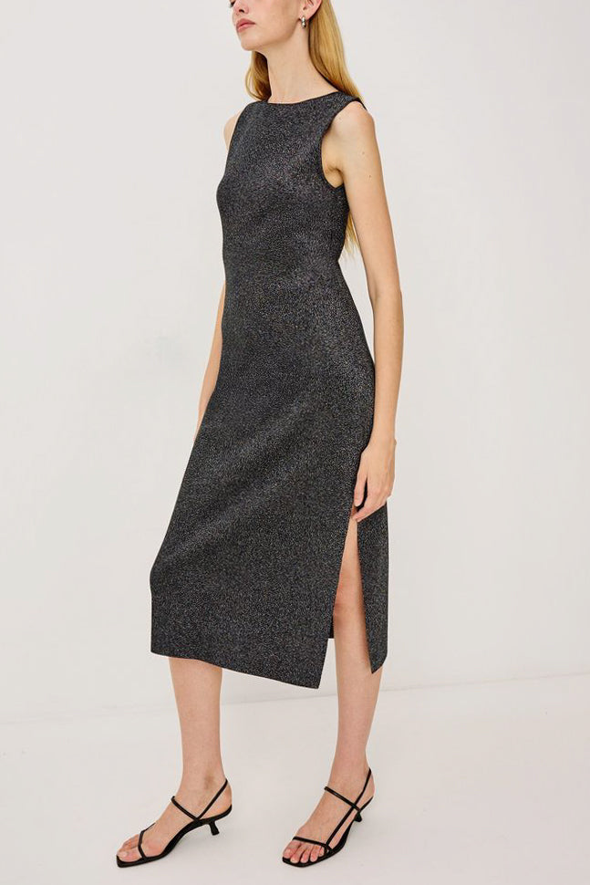 Rails Alora Dress in Gunmetal Lurex - Viva Diva Boutique