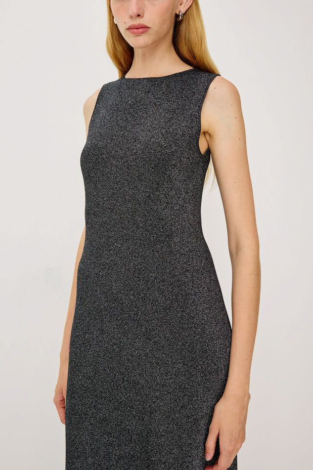 Rails Alora Dress in Gunmetal Lurex - Viva Diva Boutique