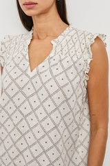 Rails Arlene Top in Ivory Zanzibar - Viva Diva Boutique
