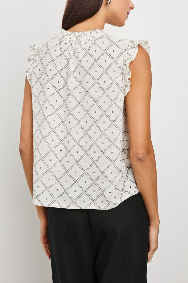 Rails Arlene Top in Ivory Zanzibar - Viva Diva Boutique