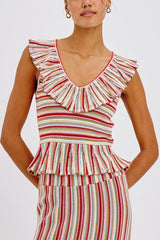 Rails Carmelita Top in Havana Stripe