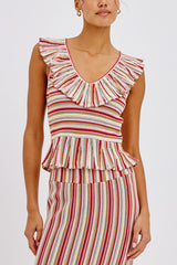 Rails Carmelita Top in Havana Stripe