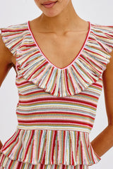 Rails Carmelita Top in Havana Stripe