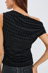 Rails Dominic Top in Black Checkerboard