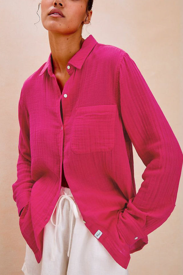 Rails Ellis Shirt in Raspberry