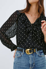Rails Honora Blouse in Polka Dots