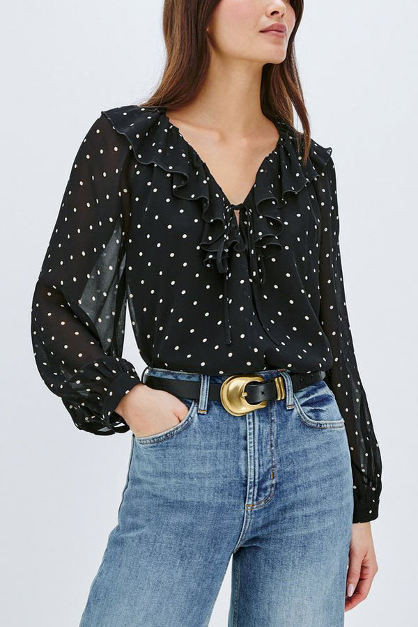 Rails Honora Blouse in Polka Dots