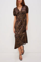 Rails Junia Dress in Ginger Spotted