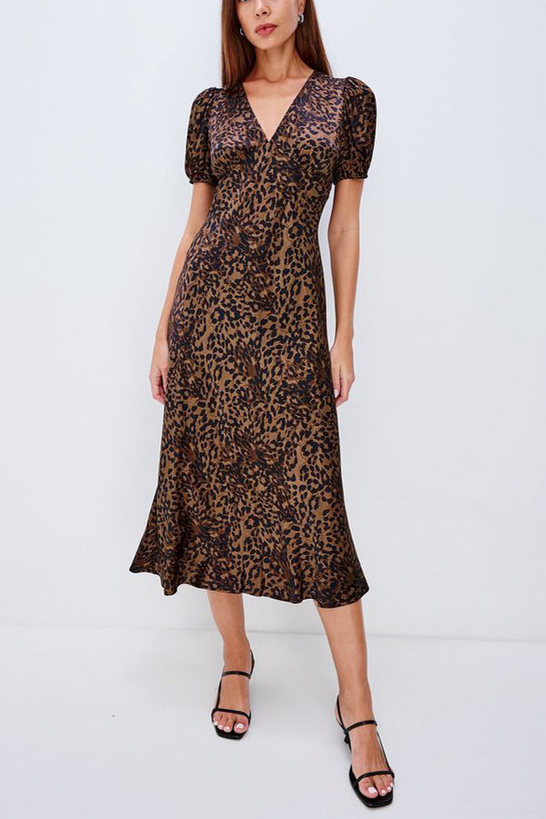Rails Junia Dress in Ginger Spotted