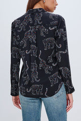 Rails Kate Shirt in Black Jaguars - Viva Diva Boutique