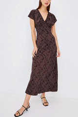 Rails Kourt Dress in Brown Obsidian