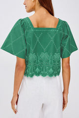 Rails Laine Top in Clover