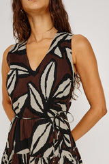 Rails Maeve Dress in Cocoa Floral
