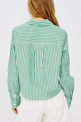 Rails Ramy Top in Emerald Stripe