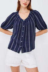 Rails Rix Top in Marina Stripe - Viva Diva Boutique