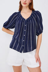 Rails Rix Top in Marina Stripe - Viva Diva Boutique