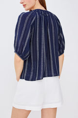 Rails Rix Top in Marina Stripe - Viva Diva Boutique