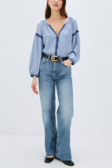 Rails Toshi Shirt in Medium Cloud