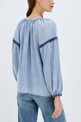 Rails Toshi Shirt in Medium Cloud