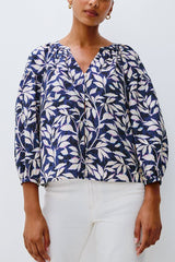 Rails Vasia Shirt in Navy Vines - Viva Diva Boutique