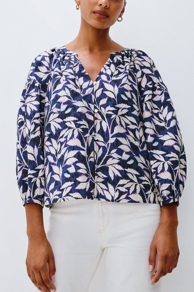 Rails Vasia Shirt in Navy Vines - Viva Diva Boutique