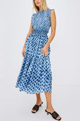 Rails Vivier Dress in Sapphire Shibori