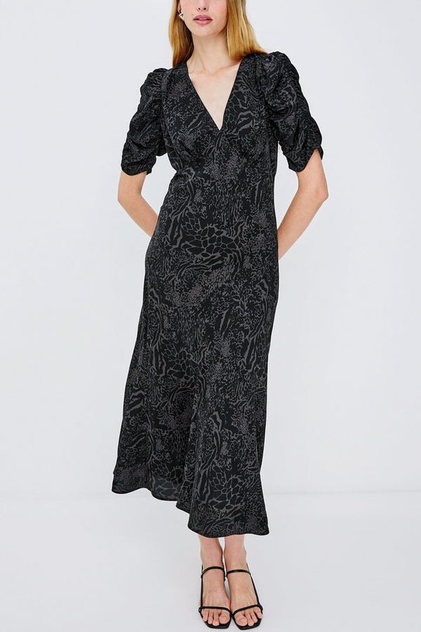 Rails Zariah Dress in Charcoal Mixed Animal