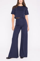 Ripley Rader Ponte Wide Leg in Navy