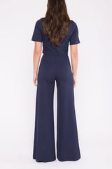 Ripley Rader Ponte Wide Leg in Navy