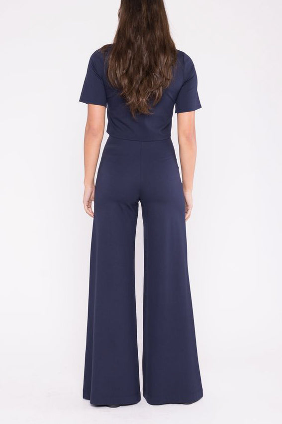 Ripley Rader Ponte Wide Leg in Navy