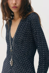 Sabina Musayev Jonas Dress in Dark Navy