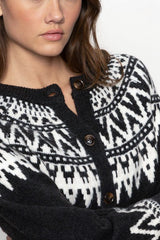 Sanctuary Fairisle Crewneck Cardi - Viva Diva Boutique