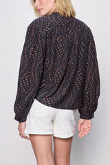 Sanctuary Joyride Relaxed Volume Blouse in Rhythmic