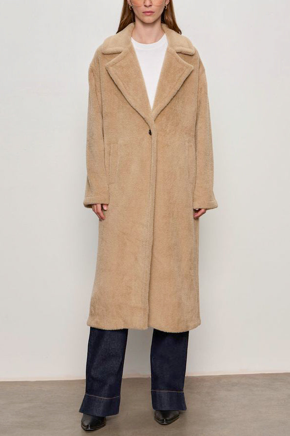 Sanctuary Live In Fur Coat in Warm Camel - Viva Diva Boutique