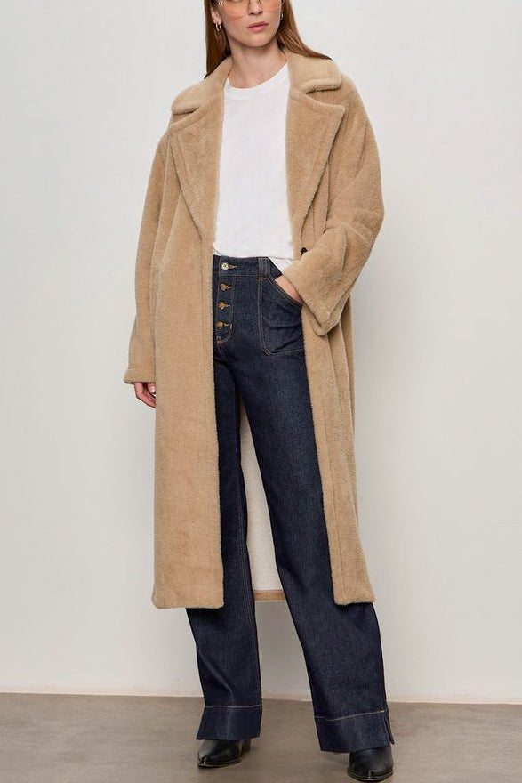 Sanctuary Live In Fur Coat in Warm Camel - Viva Diva Boutique