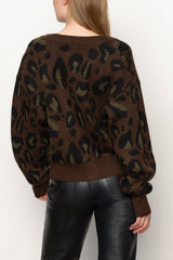 Sanctuary Meow Cardi in Kitty Camo
