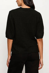 Sanctuary Perfect Sequin Sweater Tee in Black
