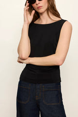 Sanctuary Scoop Back Tank in Black