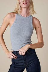 Soldout.nyc Not so Basic Tank in Heather Grey - Viva Diva Boutique