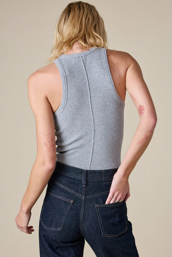 Soldout.nyc Not so Basic Tank in Heather Grey - Viva Diva Boutique