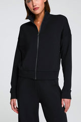 Spanx Air Essentials Track Jacket in Black