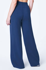 Spanx Air Essentials Wide Leg Pant in Faded Indigo