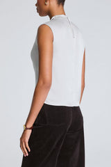 Spanx Sleeveless Cowl Neck Top in Birch - Viva Diva Boutique