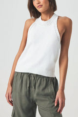 Splendid Talula Sweater Tank in White