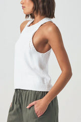 Splendid Talula Sweater Tank in White