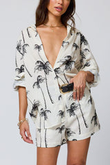 Stillwater Linen Favorite Shirt in Palm Grove - Viva Diva Boutique