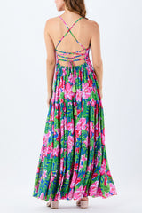 Tiare Hawaii Kailani Maxi Dress in Honduras Blue - Viva Diva Boutique